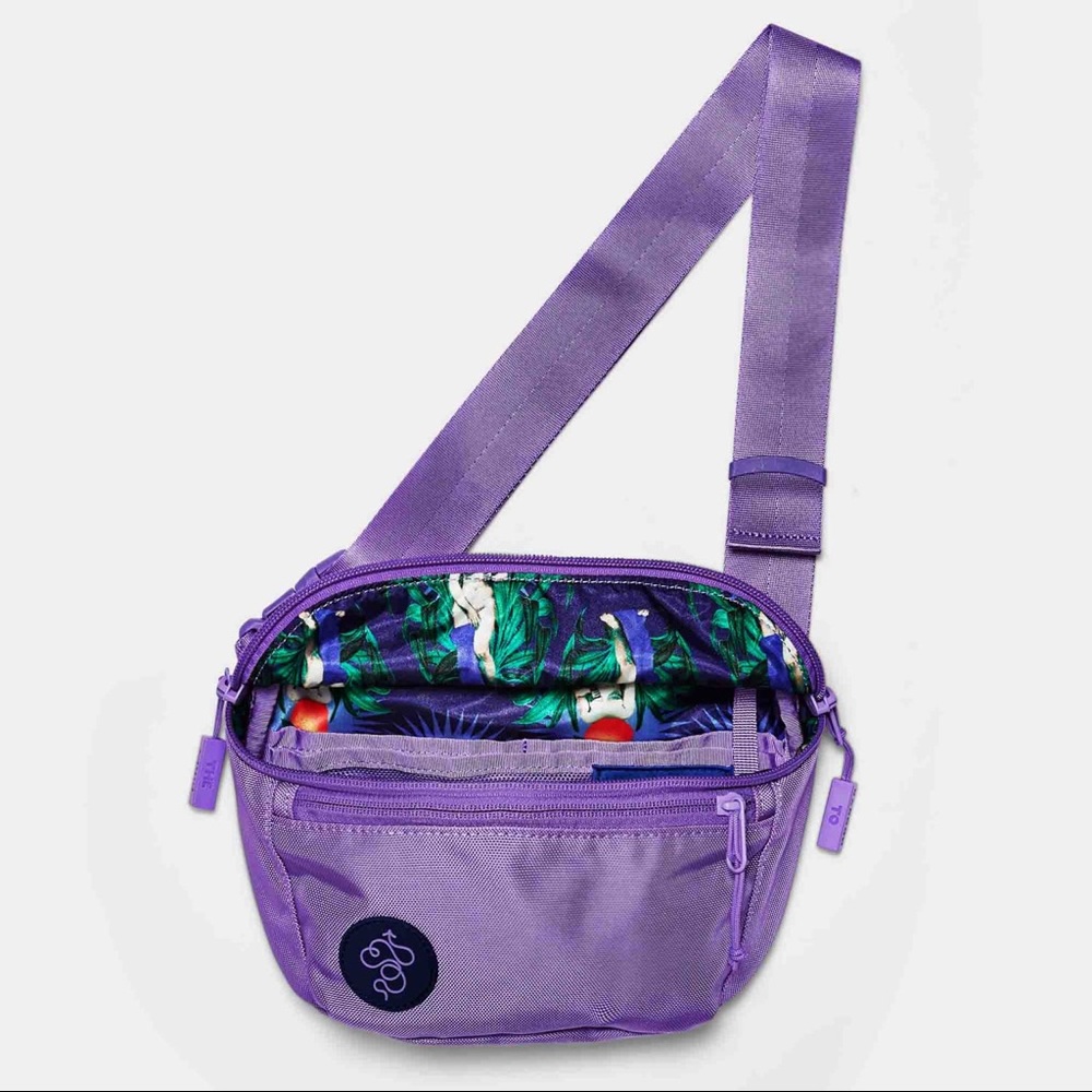 Baboon To The Moon Fanny Pack in Jacaranda Purple